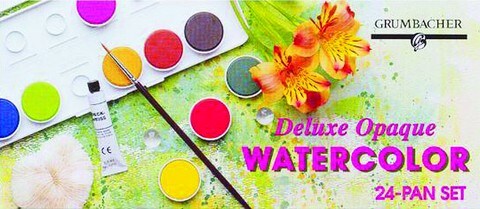 OPAQUE WATERCOLOR 24 PAN SET Michaels