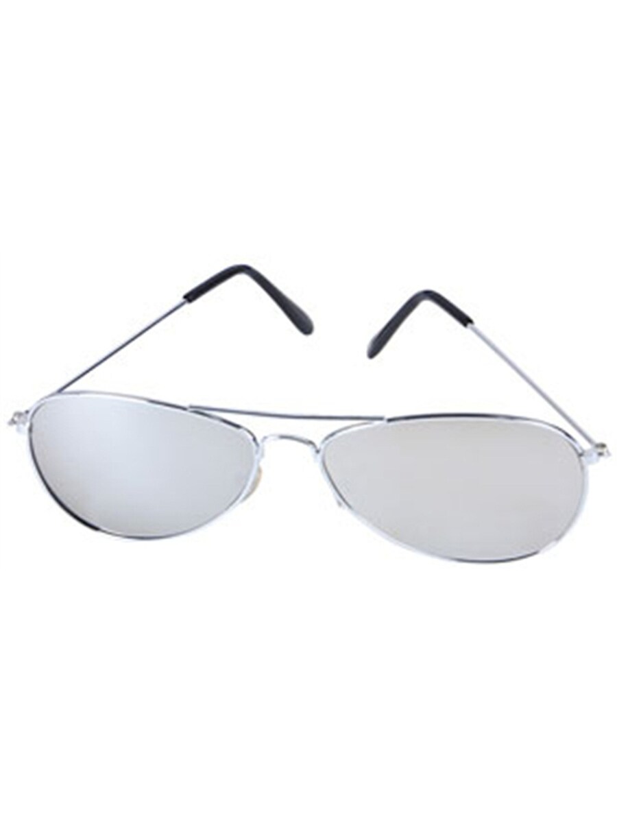 Mirror Lens Aviator Police Sunglasses Top Gun Glasses