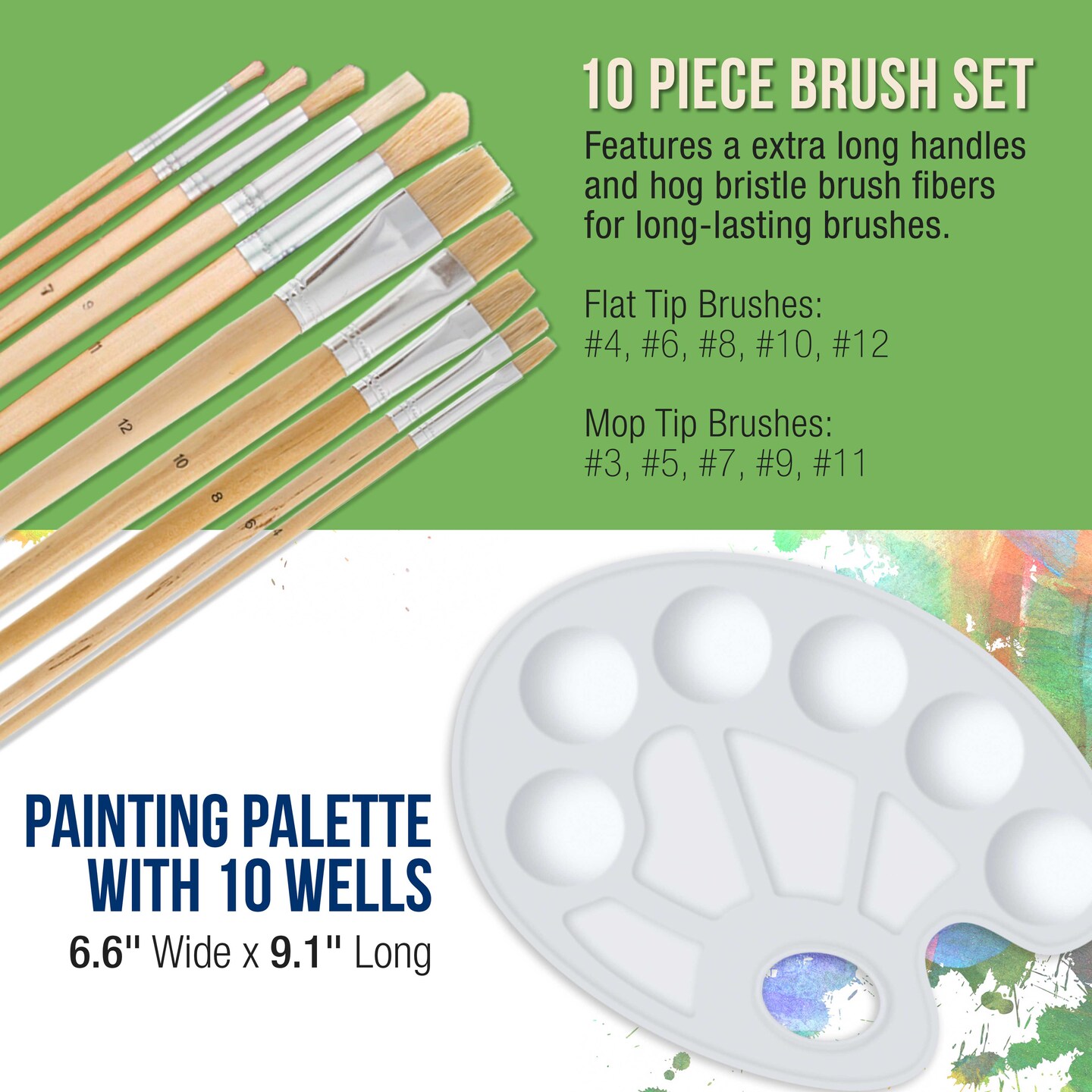 U.S. Art Supply 28Piece Artist Oil Painting Set with 12 Vivid Oil