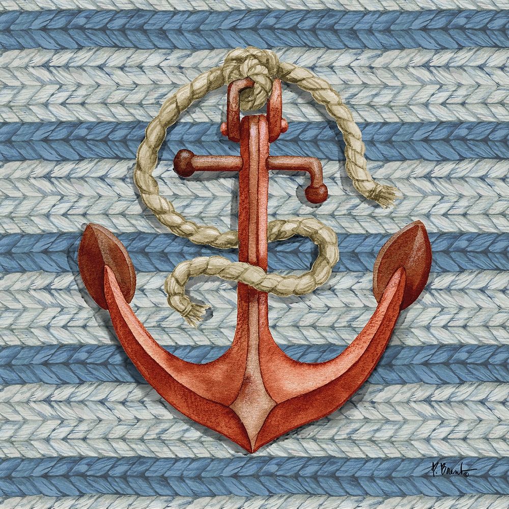 Nautical Basketweave III Poster Print by Paul Brent # BNT1544