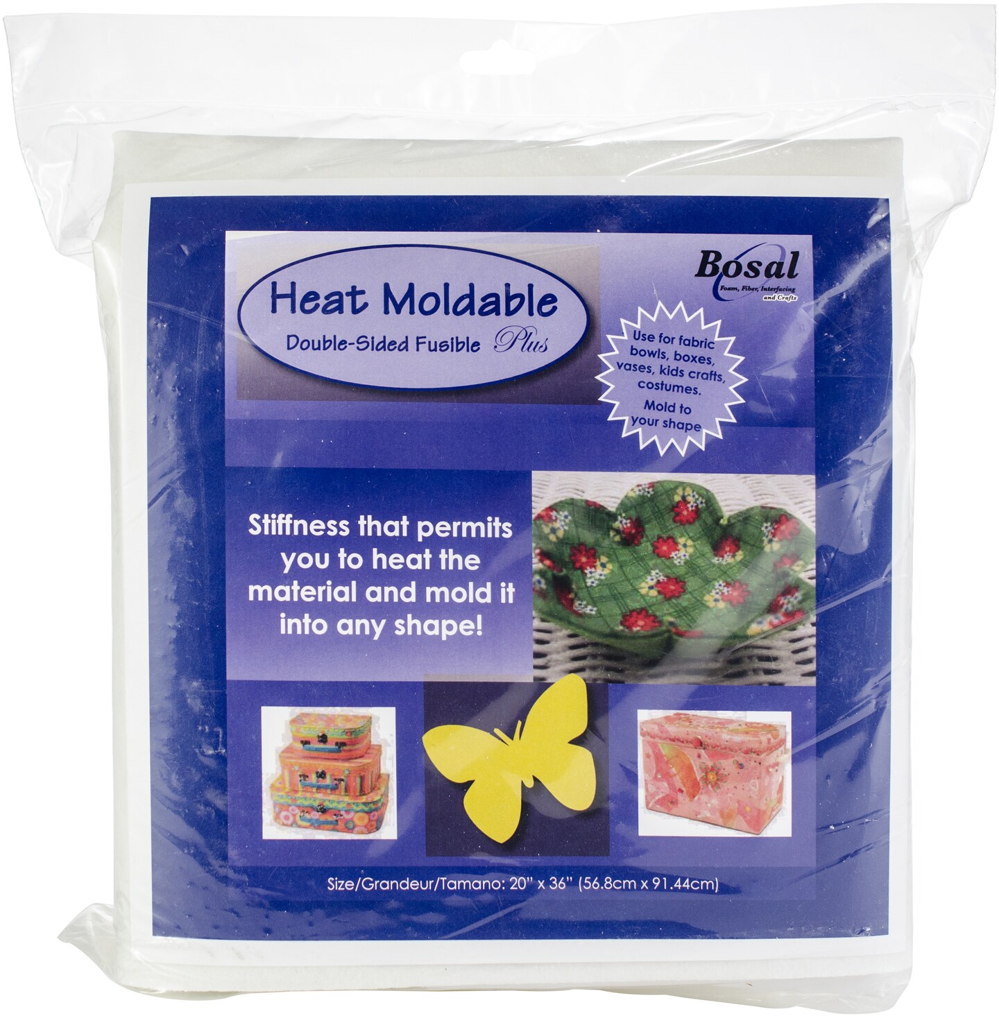 Bosal Heat Moldable Double-Sided Fusible Stabilizer-20&#x22;X36&#x22;