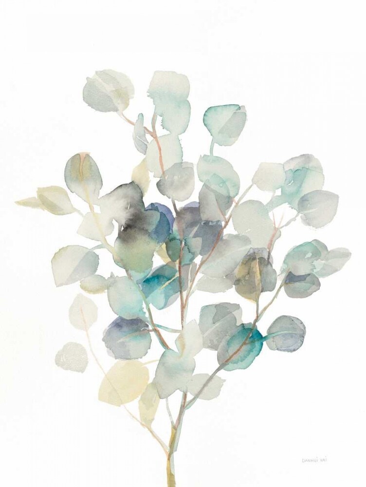 Eucalyptus III White Poster Print by Danhui Nai - Item # VARPDX35491