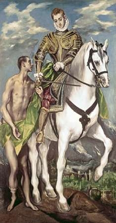 Saint Martin and The Beggar Poster Print by El Greco - Item # VARPDX277483