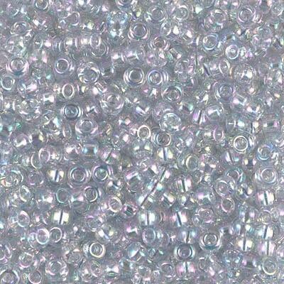 Miyuki Seed Beads 8/0, Crystal AB Glass Seed Beads Size 8, 8
