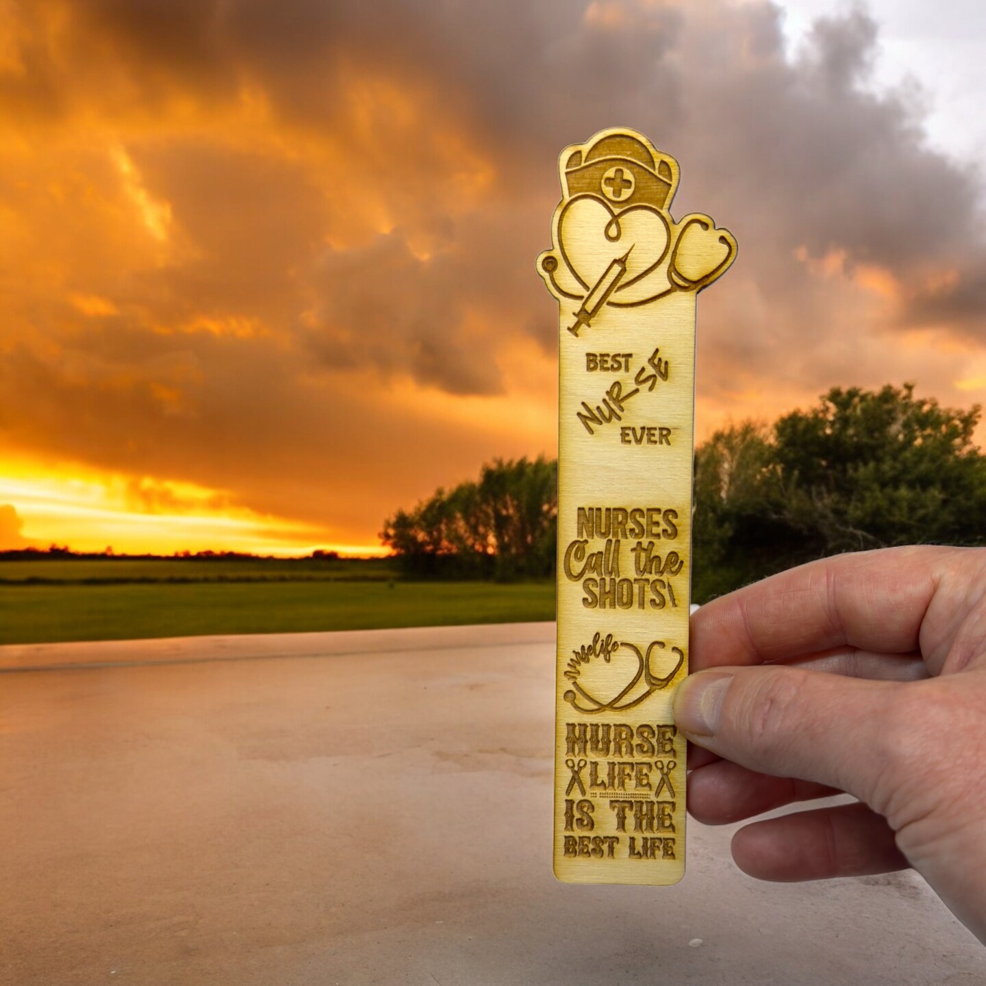 Bookmark - Best Nurse Ever - Birch wood Bookmark - Best Nurse Ever - Birch wood