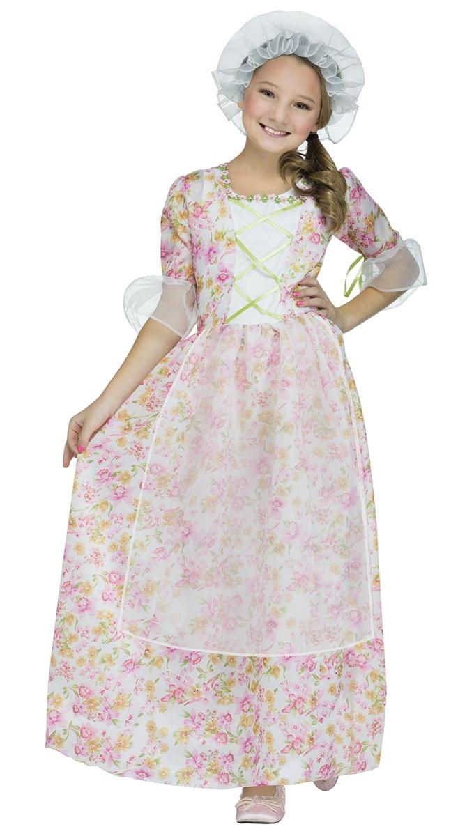 Colonial Cap &#x26; Apron Child Costume Kit, One Size