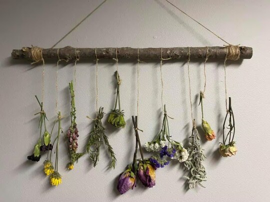Hanging Dried Flower Decor