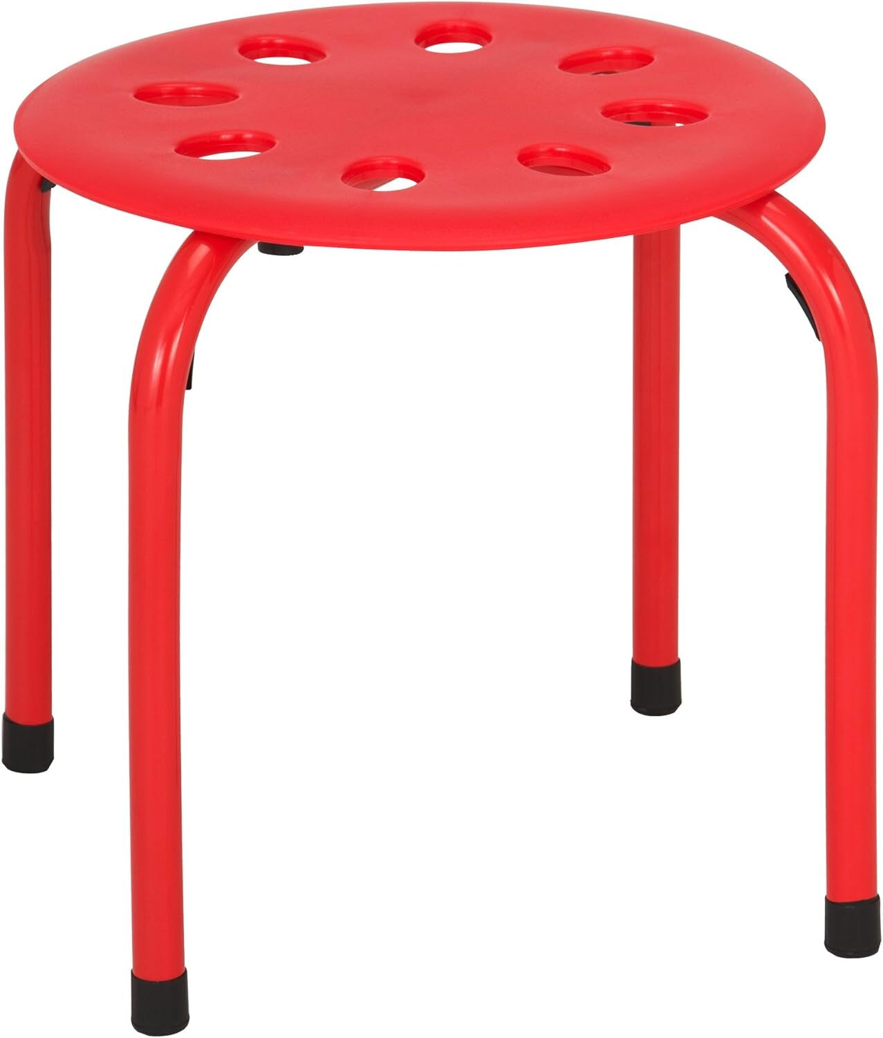 Daycare Stacking Stools for Kids, 12&#x22; Children&#x27;S Portable Nesting Office and Classroom Stools, Assorted Color, Pack of 5