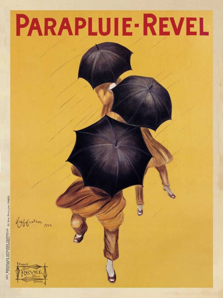 Parapluie-Revel-1922 Poster Print by Leonetto Cappiello # VP1005