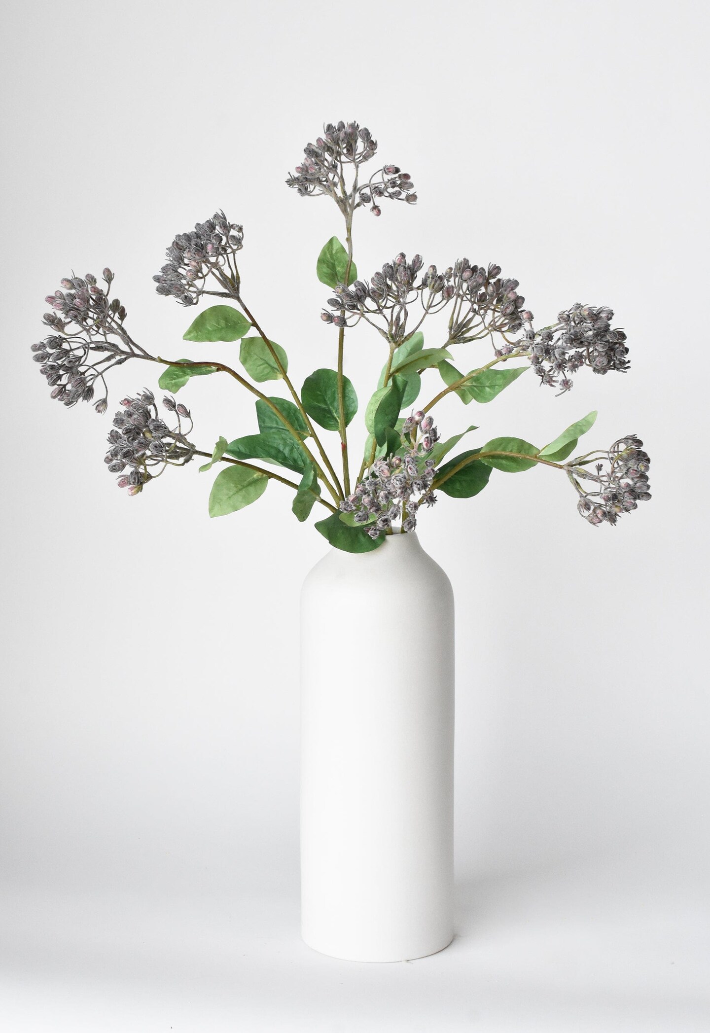 31&#x22; Faux Purple Wild Sedum Berry Stem
