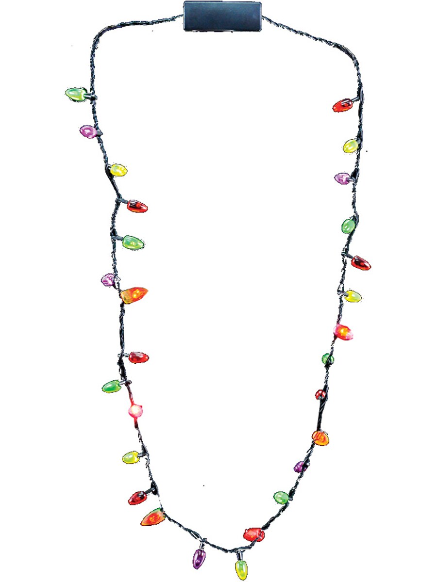 Amazon.com: Christmas House Battery-Operated Large 6-Bulb Christmas Light  Necklaces : Clothing, Shoes & Jewelry