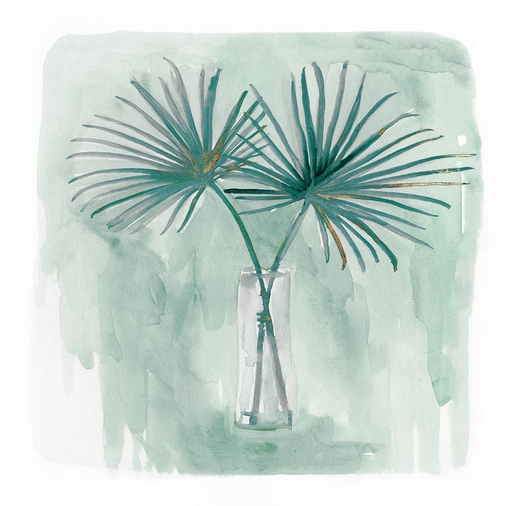 Green Tropical Vase II�_ by Stellar Design Studio - Item # VARPDXTV035A