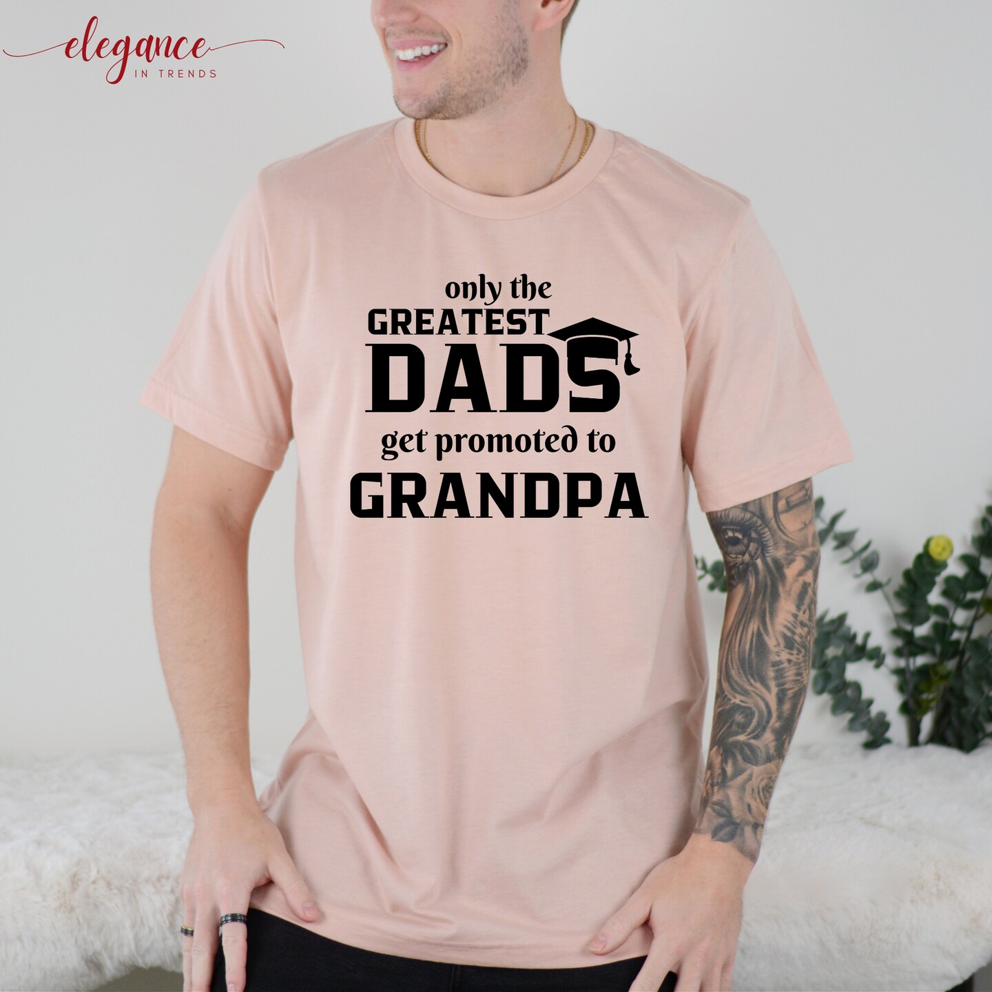 Great Dads Get Promoted To Grampy Father's Day Gift T-Shirt