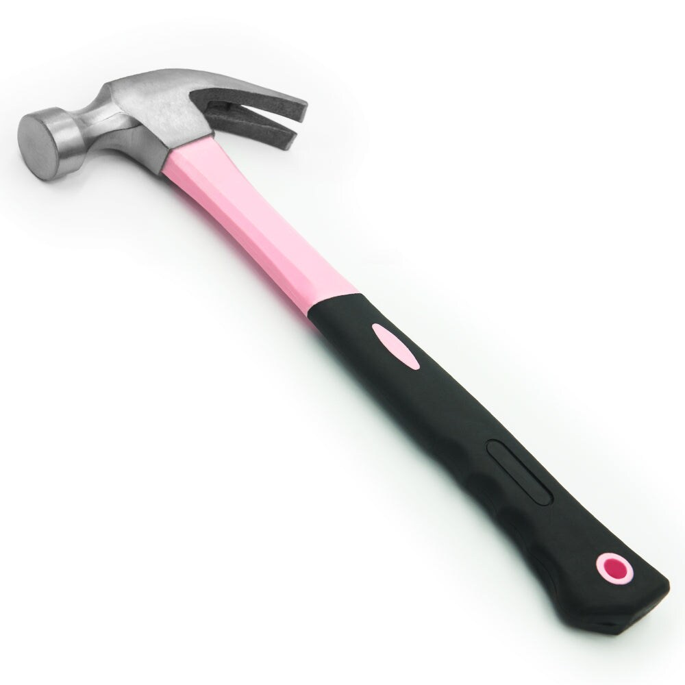 Pink Power 16oz Claw Hammer