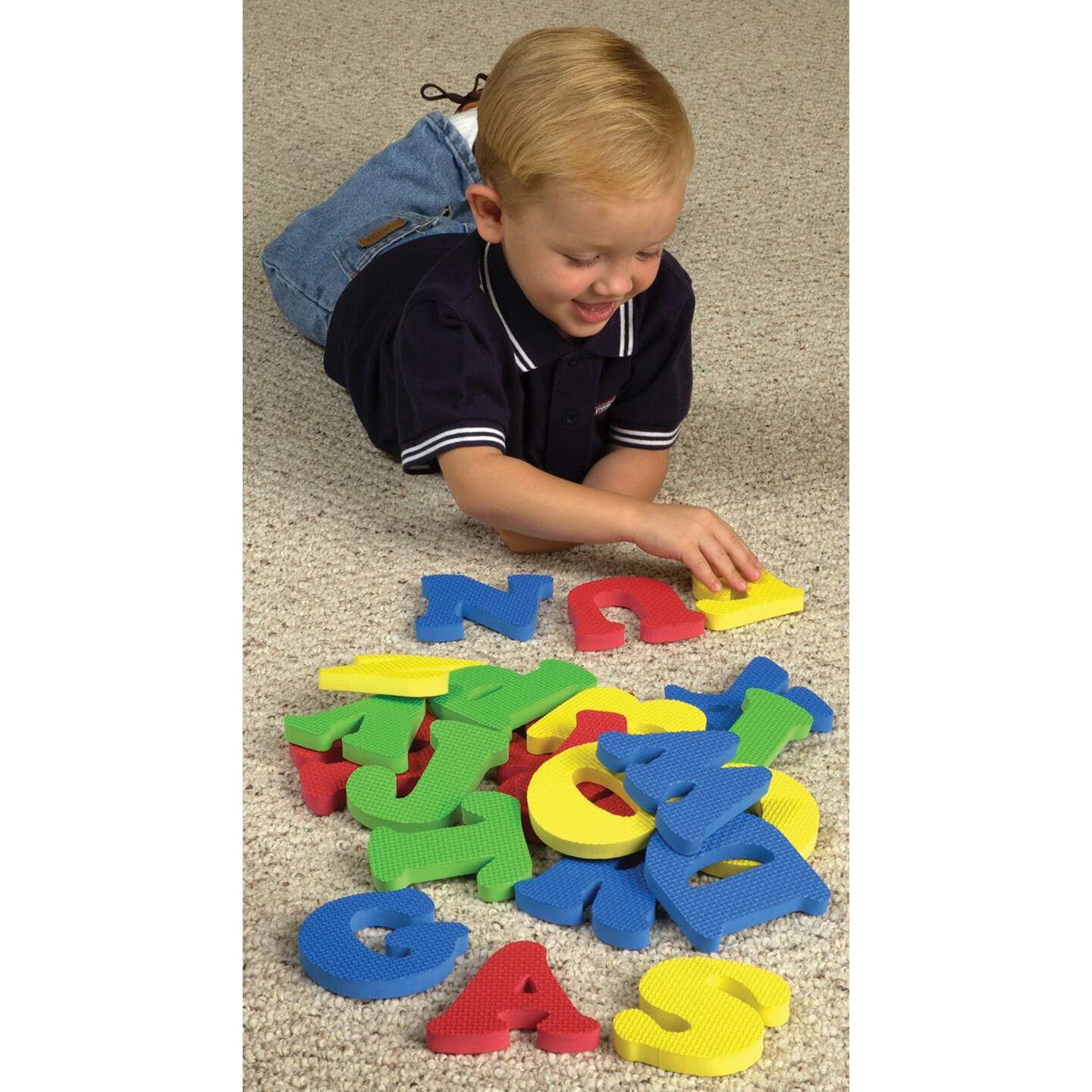 Big Letters, Assorted Colors, Assorted Sizes, 26 Pieces
