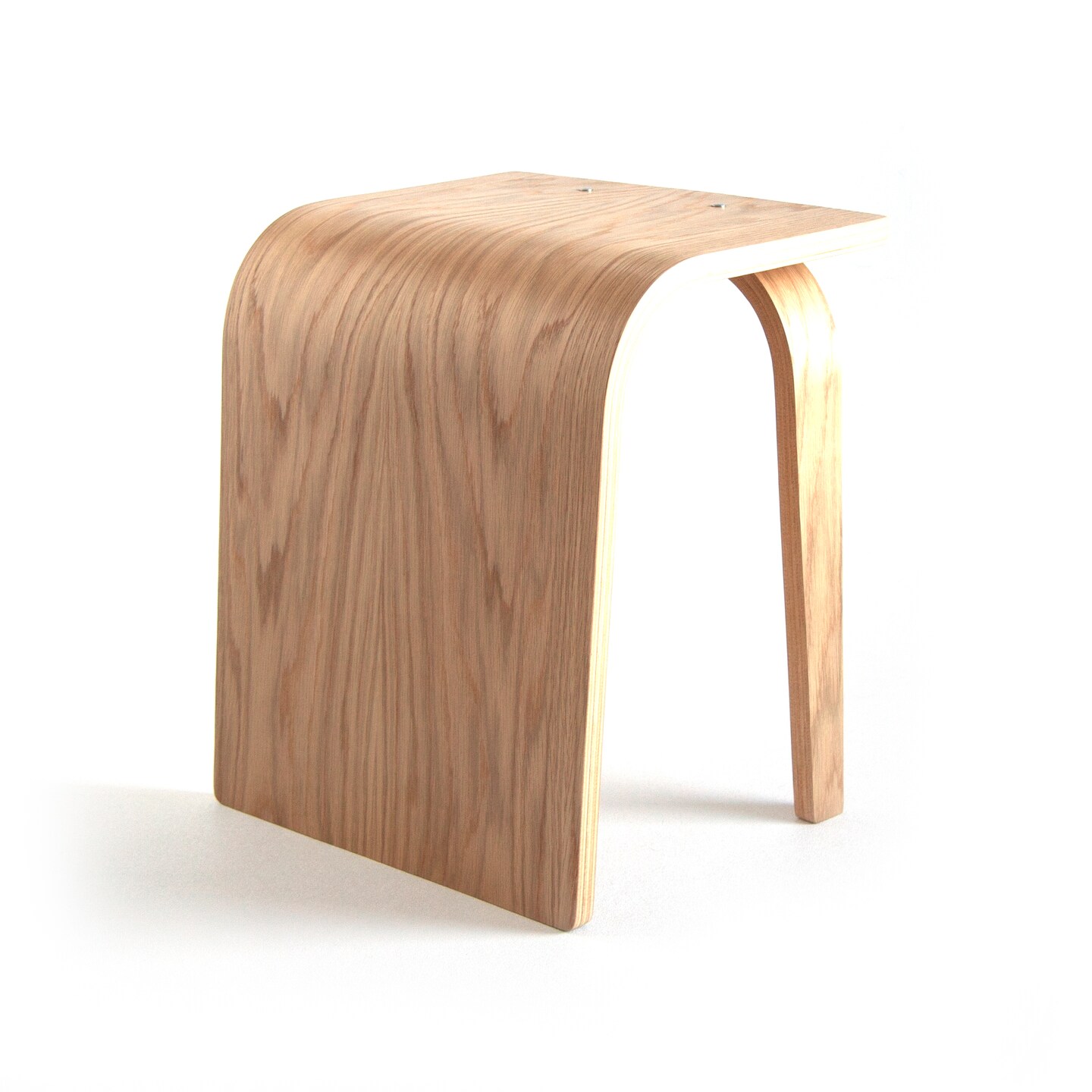 Modern Bent Plywood Stool | Unique Waterfall Design | Perfect Seating for Small Spaces - image11