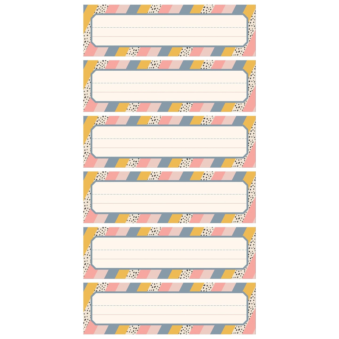 We Belong Nameplates, 36 Per Pack, 6 Packs