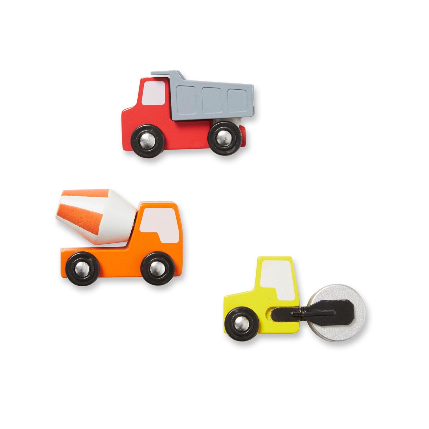 Round the Construction Zone Work Site Rug &#x26; Vehicle Set