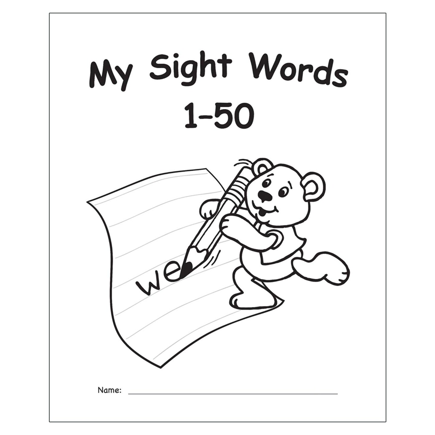My Own Books&#x2122;: Sight Words 1-50, 10-Pack