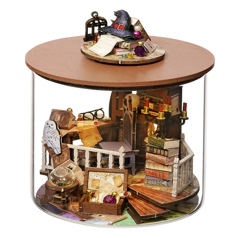 Miniature Wizardi Roombox Kit - Magic House Dollhouse Kit