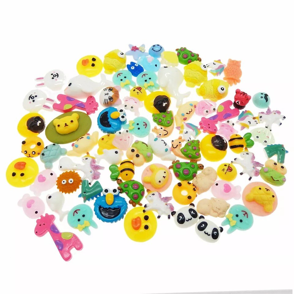 Slime Bread Candy Unicorn Resin Scrapbooking Charms, Model