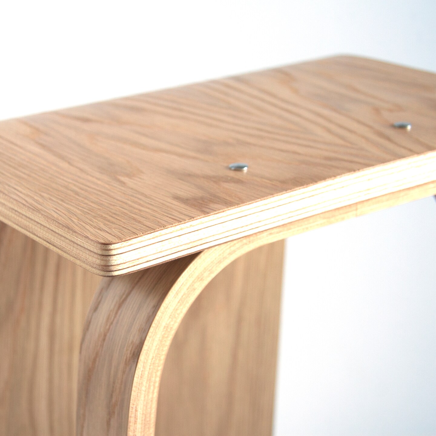 Modern Bent Plywood Stool | Unique Waterfall Design | Perfect Seating for Small Spaces product 6