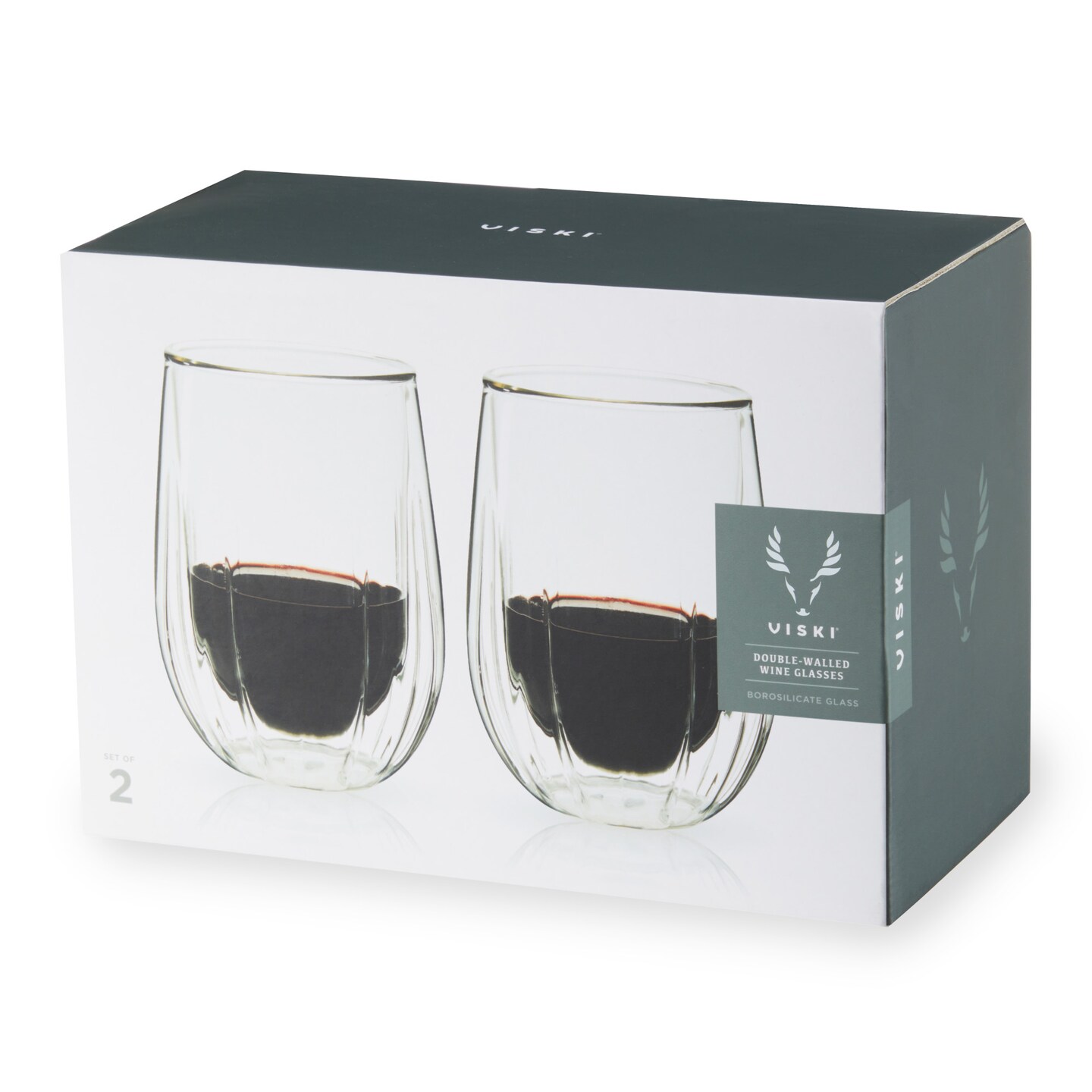 Double Walled Wine Glasses 