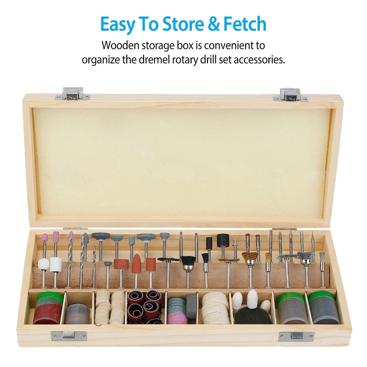 228Pcs Rotary Accessory Tool Kit For Dremel For Grinding Polishing Cutting Drilling Shank Craft Bits