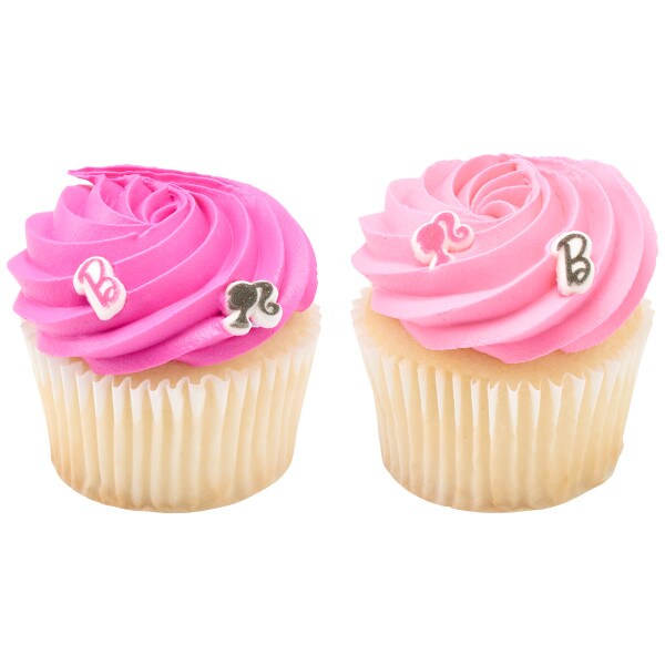 Barbie&#x2122; B and Silhouette Dec-Ons&#xAE; Decorations 12ct