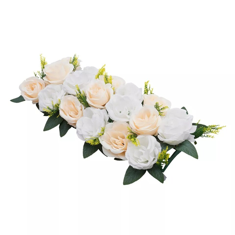 10Pcs Artificial Rose Flowers Arrangements Wedding Party Centerpieces Home Decor