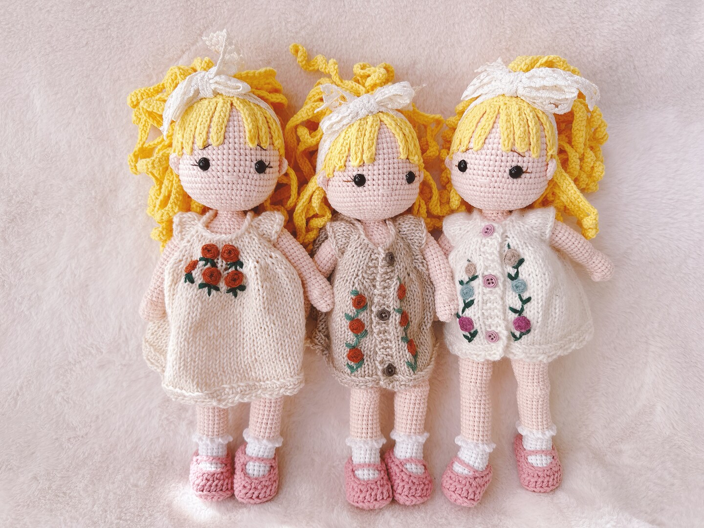 Handmade Crochet Doll Knit Dress, Big Hug Size | Birthday, Christmas,  Valentine Gift | Gift for Girl, Kid, Children, Her| Plushy Stuffed Toy |  MakerPlace by Michaels