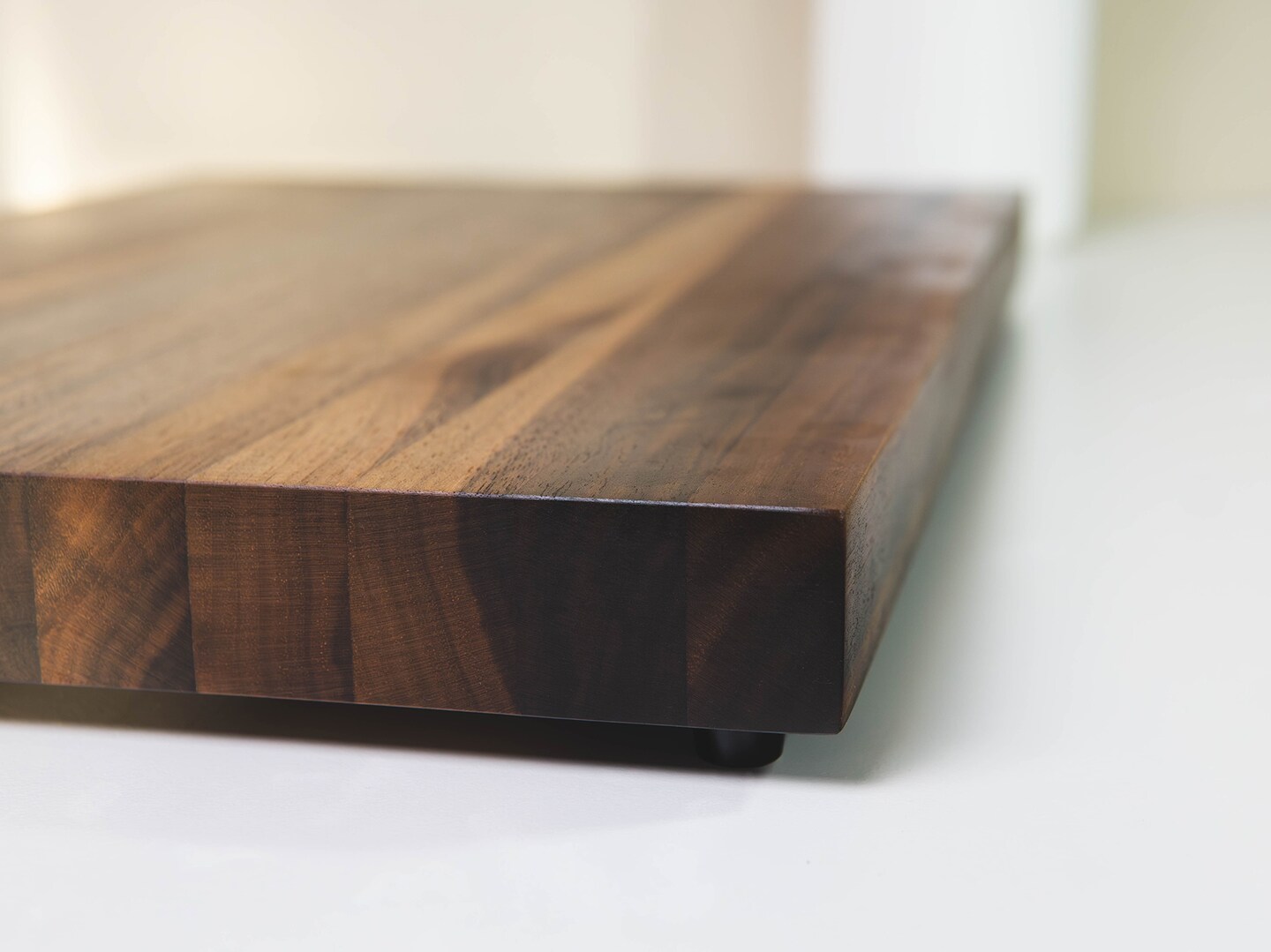 Large Edge Grain Butcher hot Block Cutting Board | Handmade | Walnut and Maple Hardwood | Wedding or Anniversary Gift