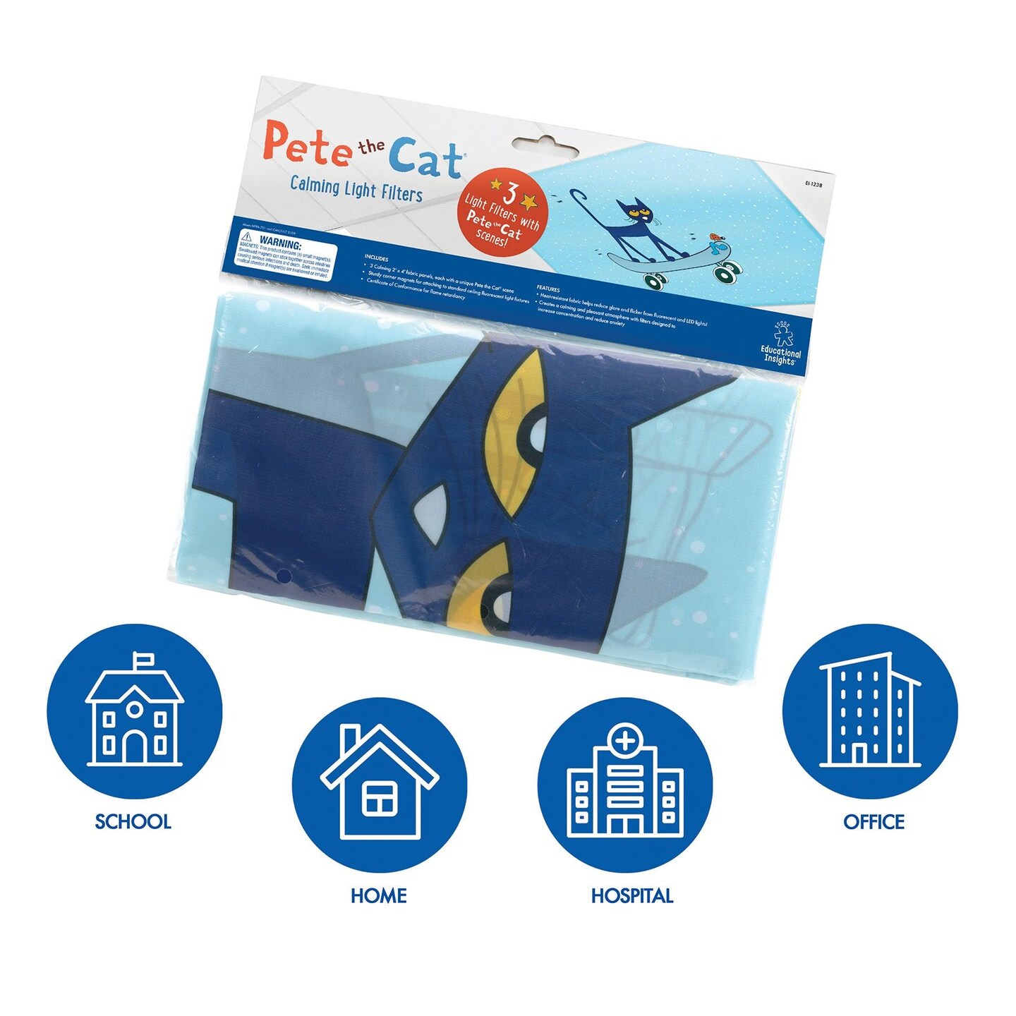 Pete the Cat&#xAE; Calming Light Filters, Pack of 3