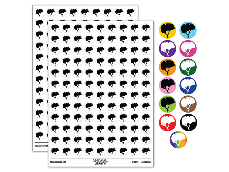 Skateboarding Sports Helmet 200+ 0.50&#x22; Round Stickers