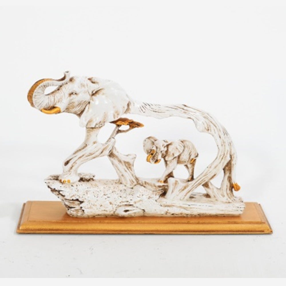 Bbh Homes Eco-Friendly Vintage Resin Elephant Sculpture Bbh Homes Eco-Friendly Vintage Resin Elephant Sculpture
