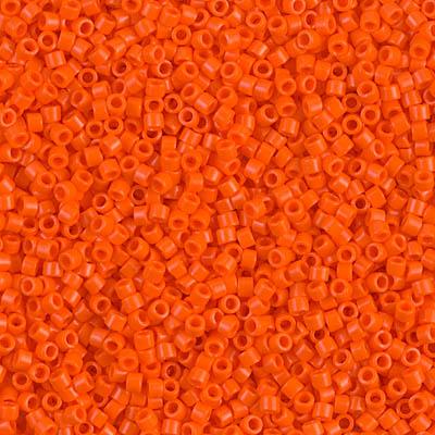 Miyuki Delica Bead 11/0, DB0722, Op Orange, 50 grams