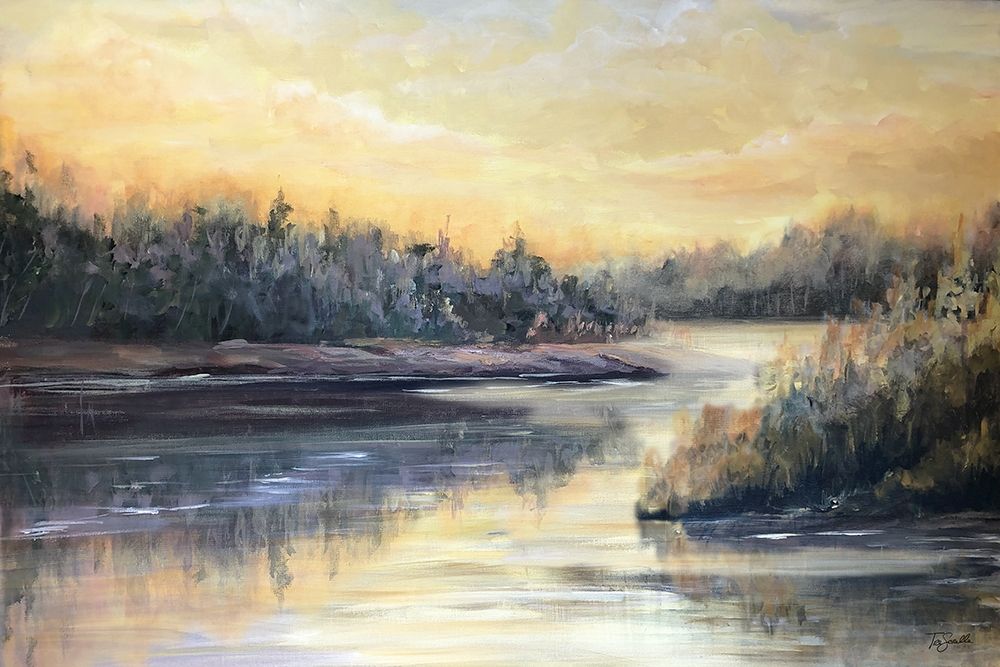 Golden Waters landscape by Tre Sorelle Studios - Item # VARPDXRB16829TS