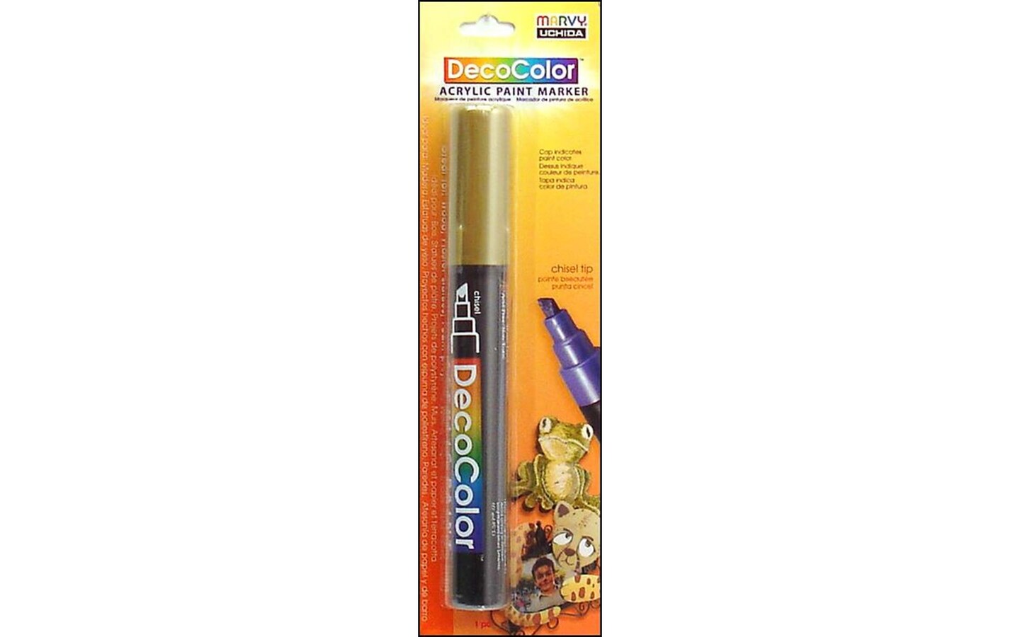 Uchida Decocolor Acry Paint Pen Card Gold Michaels
