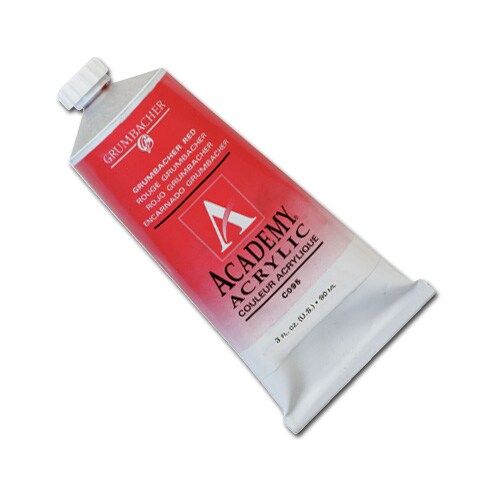 Academy Acrylic Grumbacher Red 3Oz | Michaels