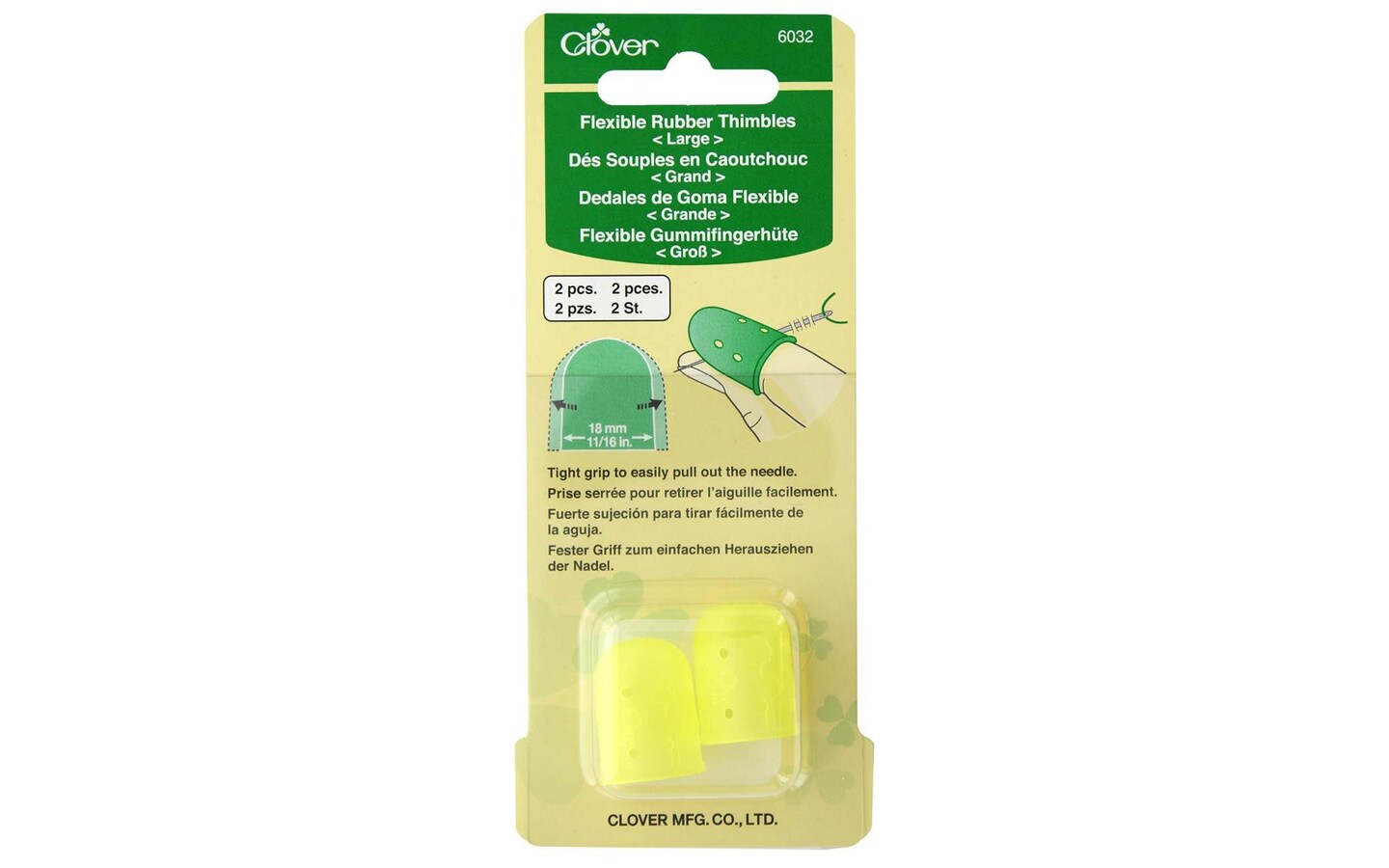 Clover Flexible Rubber Thimbles Lg Michaels