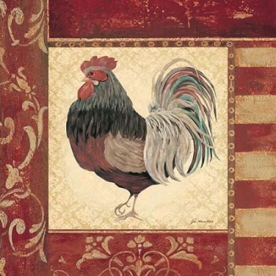 Red Rooster IV Poster Print by Jo Moulton - Item # VARPDXJM6652