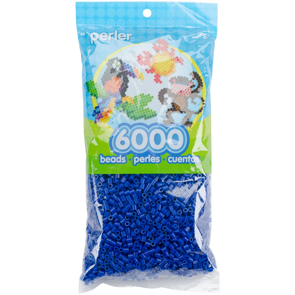 Perler Beads 6,000/Pkg-Dark Blue