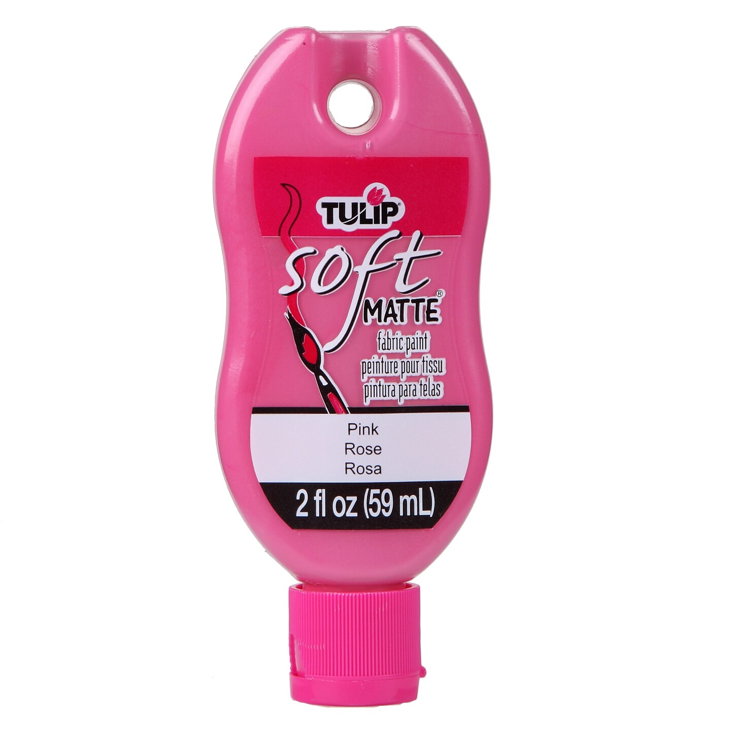 Tulip Soft Matte Fabric Paint 2Oz-Matte Pink