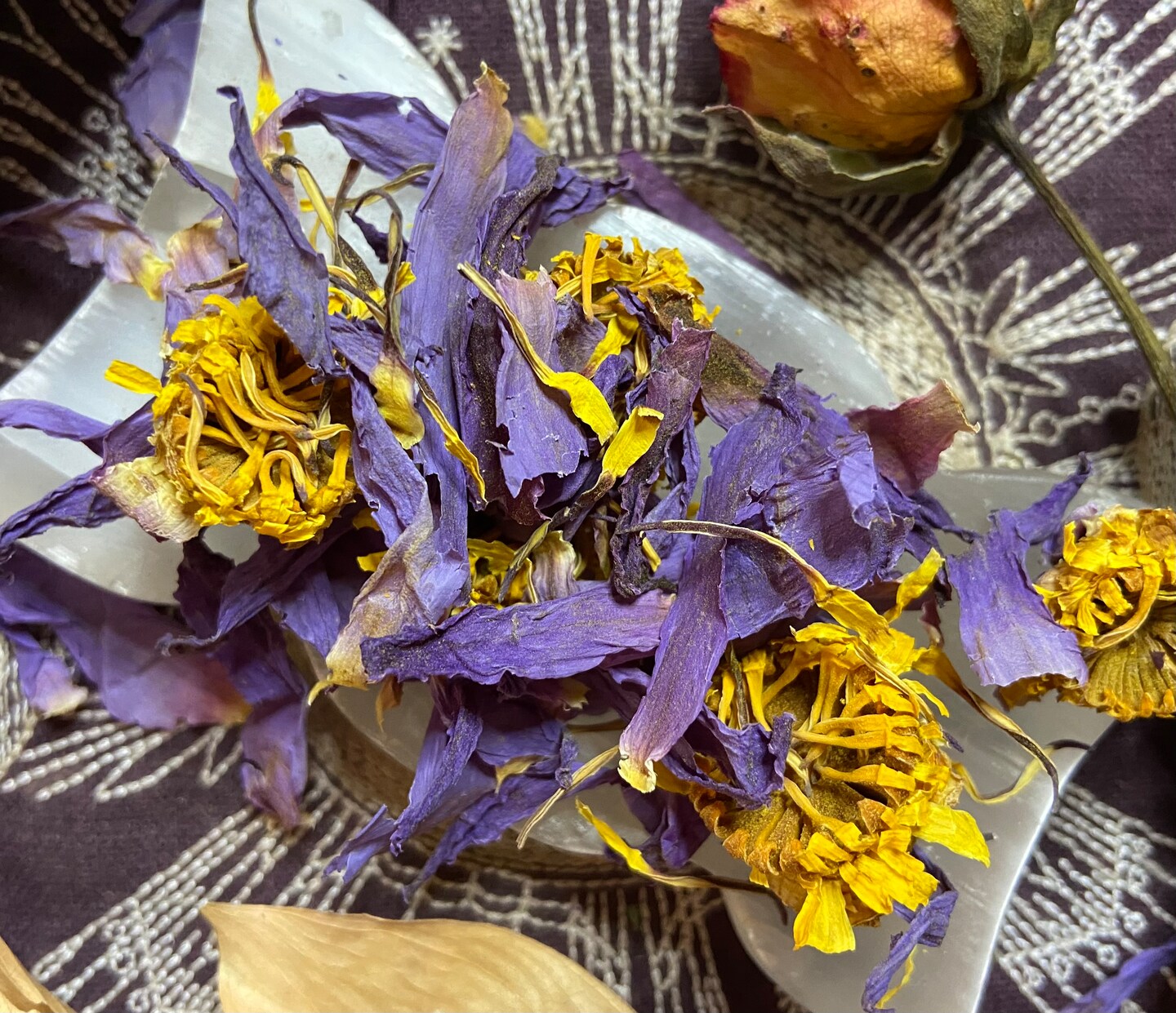 Blue Lotus Flower, Aphrodisiac, Remove Stagnant Energy, Renewal, Intuition, All Natural, Pagan, Witchcraft