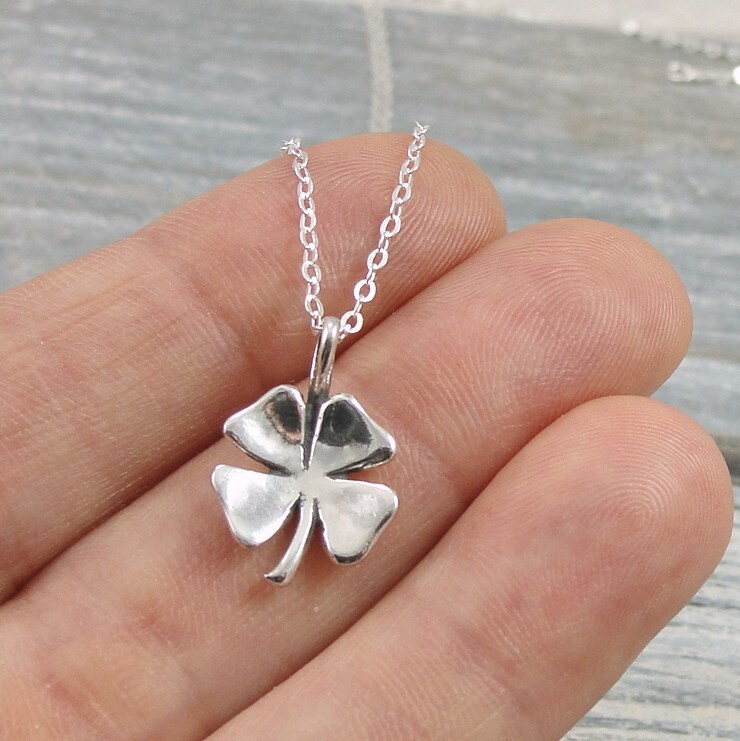 ☆ENGBROX☆ silver925 make wish clover necklace EBNL23044SV make wish clover necklace - ENGBROX | 60% - Asian Fashion
