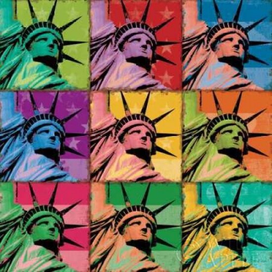 Pop Liberty Poster Print by Ben Richard - Item # VARPDX2543