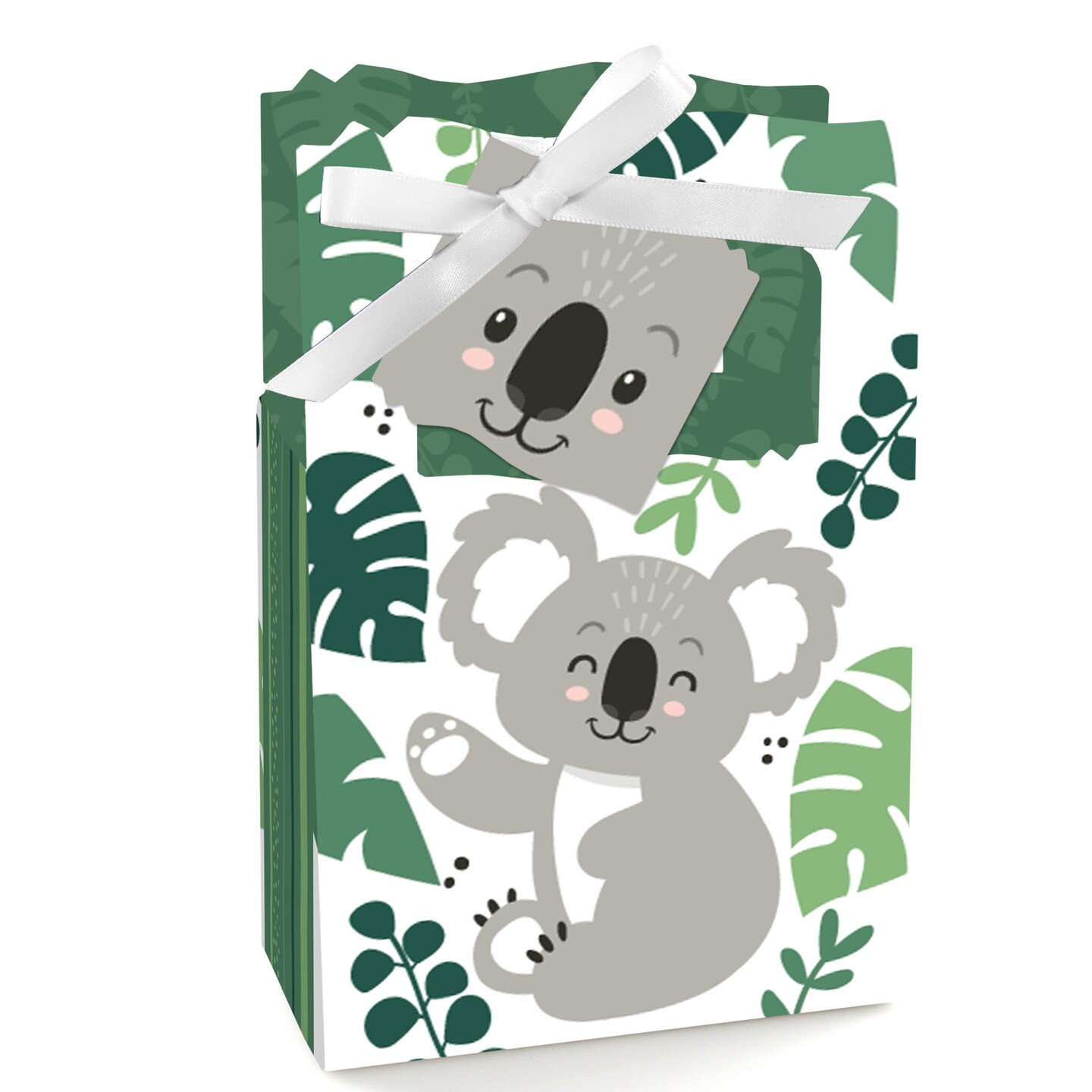 Big Dot of Happiness Koala Cutie - Bear Birthday Party and Baby Shower Favor Boxes - Set of 12