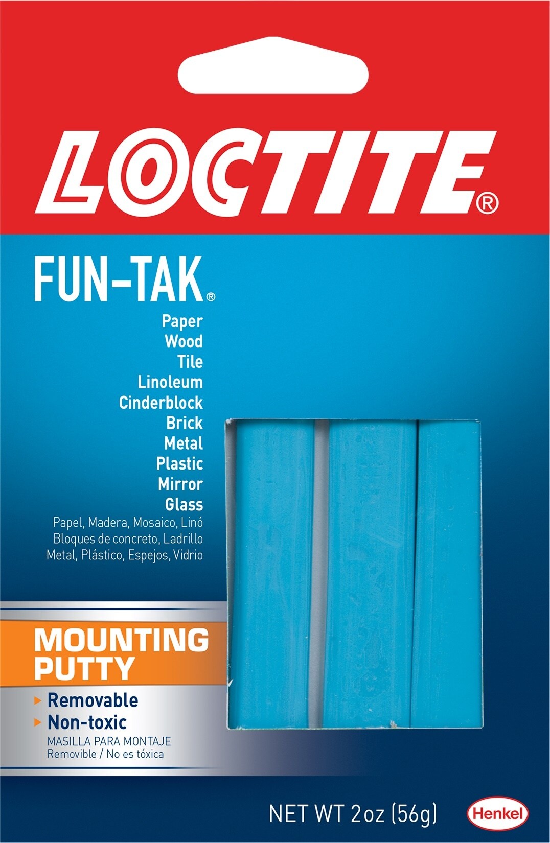 Loctite Fun-Tak Mounting Putty-2oz Clear