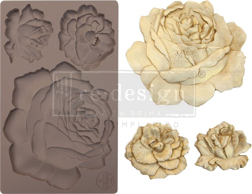 Prima Marketing Re-Design Mould 5X8X8mm - Garden Emblem