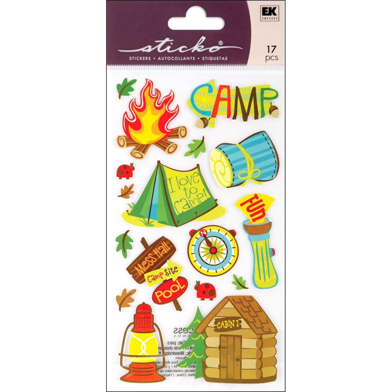 Campko Sticker Sticko Stickers-Camping Fun | Michaels